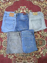 5x Premium Mixed Jeans Bundle – Levi’s, Zara & Cal..