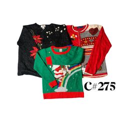 Wholesale Vintage Christmas Sweaters Bundle | 10pc..