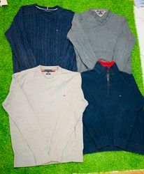 Tommy Hilfiger sweaters with quarter zipper