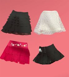 Y2K Floral Skirts - wc#114 (13/09)