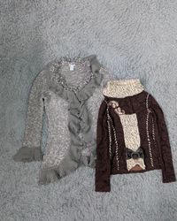 ***Y2K Long Knitwear – Retro Women’s Fashion