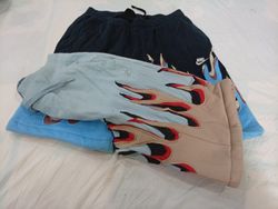 CR11817 Vintage Mix-Branded Flame Shorts