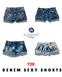 Y2K Denim Sexy Shorts - EV1707
