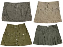 The Y2K Camo Girl Mini Skirts & Shorts: RE-059