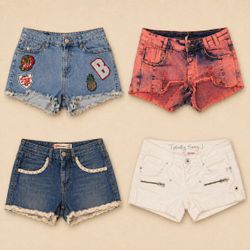 Y2k Classic Denim Shorts