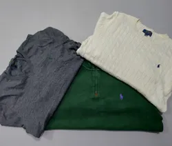 Ralph Lauren Sweaters – Cable Knit, 1/4 Zip, Round..