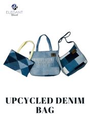 Upcycled Patchwork Denim Bags - EVR0327