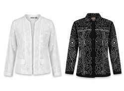 (FV-2551) Y2K Party Wear Unique coat Winter - Coll..