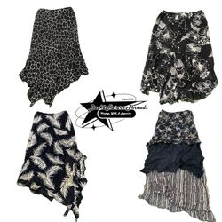 Y2k Paris Hilton Era Girl Poly Skirt B2F-125