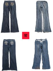 JEANS FEMININOS INSPIRADOS NO DESIGN Y2K
