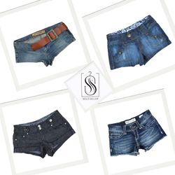 Y2K Britney Era Denim Micro Mini Shorts