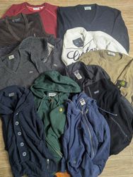 Premium Brands Knitwear, fleece, denim jackets