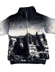 Animal fleece jacket