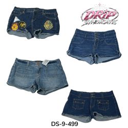 Trendy Street Style Denim Mini Shorts For Women (D..