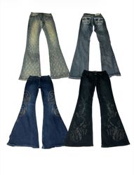 Y2K Flare jeans V-T535