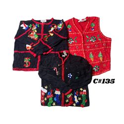 Wholesale Vintage Christmas Sweaters Bundle | 10pc..
