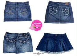 Y2k signature mini skirts
