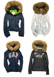 Hollister, Abercrombie, Aeropostale, American eagl..