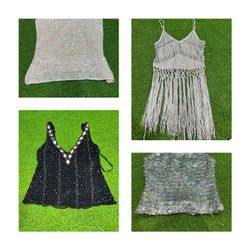 Vintage beaded cami top mix