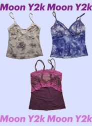 Y2K Soft Girl Era Cami Tops