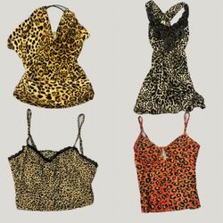 Y2K Mob Wife Cami Tops (OFF-20)