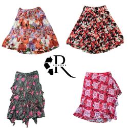 Y2K Unique Girl Poly Midi Skirt RW-2505