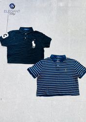UPCYCLED Cropped Polo T-Shirts - EVR0632