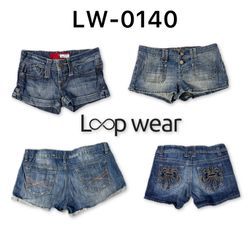 Y2K Denim Micro Mini Shorts