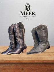 Y2k Style western Cowboy Boots
