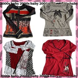 Y2k rebel unique tops-295