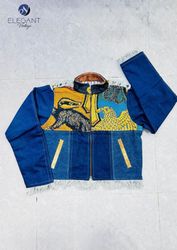 UPCYCLED Tapestry Zip Up Jackets - EVR0631