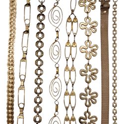 Y2K Golden Chain Belts 4