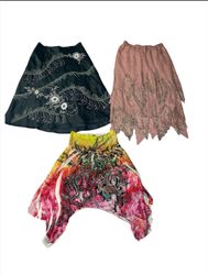 Y2K Beaded skirt | V-T731