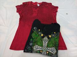 CR12137 Vintage Skull T-Shirts