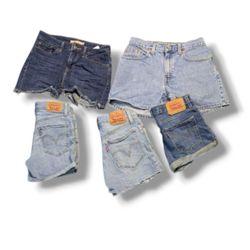 mix vintage denim short