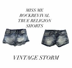 Miss Me True Religion Shorts