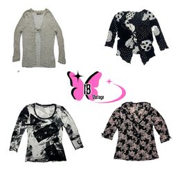 Women's Printed and Ruffled Blouses Selection (IB-..