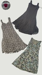 Y2k earthy tone dresses WR2046