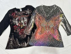 Y2K Baby Tees Graphic Print B# 652