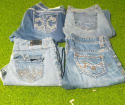 ROCK & REPUBLIC AND OTHER MIX BRANDS JEANS (B 212)