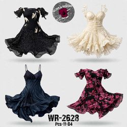 Y2K fairy core dresses WR-2628