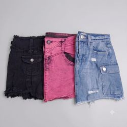Jupes en denim Y2K mini (001G)