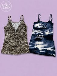 Y2K Printed Cami Tops Bundle