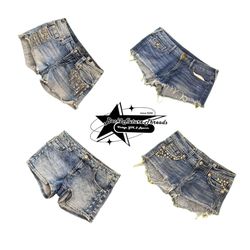 Y2k NYC IT GIRL DENIM SHORT B2F-223