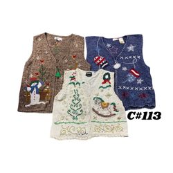 Wholesale Vintage Christmas Sweaters Bundle | 10pc..