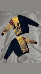 Upcycled Tapestry Panel Sweatshirt