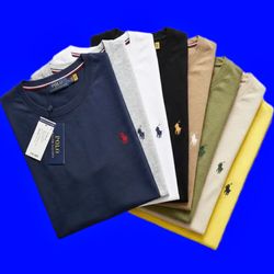 Camisetas com Gola Redonda Premium Polo Ralph Laur..