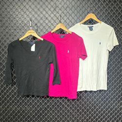 Ralph lauren ladies round neck t shirt (fnc 842)