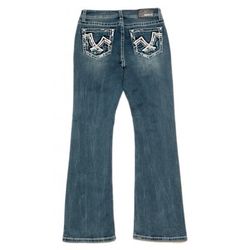 Y2K women bootcut embroidery/ embellished jeans