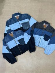 Upcycled Levi’s crop jacket 🐒